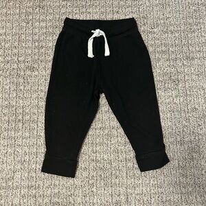 Old Navy Black Kids Pants with White Drawstring